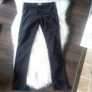 Vince black velvet pants